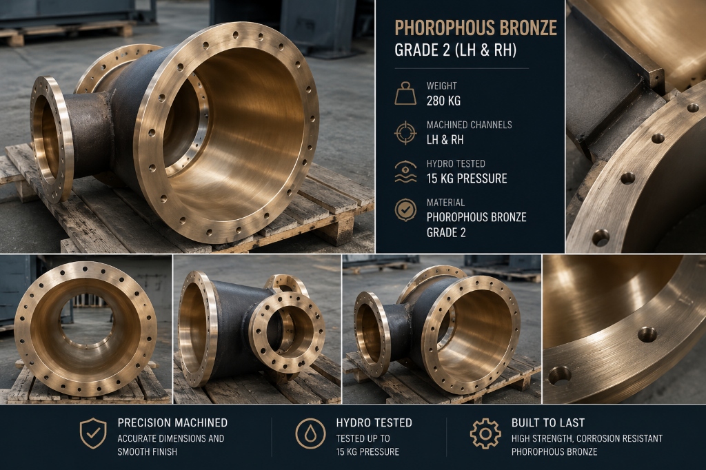 Phosphor Bronze Grade 2 Hydro Tested 15KG Pressure